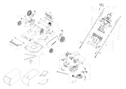 DEWALT Ersatzteile AKKU-RASEMMÄHER CMCMWSP320X2 Typ: 1 QU