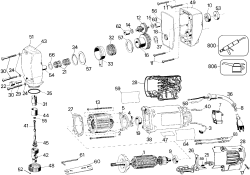 DEWALT Ersatzteile DEKUPIERMASCHINE DW896 Typ: 3 QU