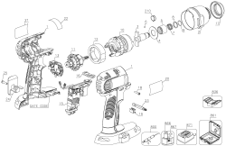 DEWALT Ersatzteile DC825B Typ: 3 QU