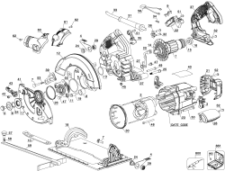 DEWALT Ersatzteile KREISSGE DWE575K Typ: 1 QS