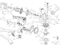 DEWALT Ersatzteile DWE4549N Typ: 1 QU