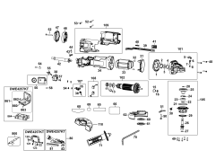 DEWALT Ersatzteile KLEINER WINKELSCHLEIFER DWE4257 Typ: 5 QS