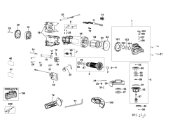 DEWALT Ersatzteile KLEINER WINKELSCHLEIFER DWE4237 Typ: 5 QS