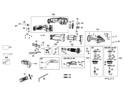 DEWALT Ersatzteile WINKELSCHLEIFER DWE4277 Typ: 5 QS