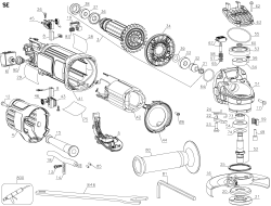 DEWALT Ersatzteile KLEINER WINKELSCHLEIFER DWE4120 Typ: 1 QU