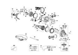 DEWALT Ersatzteile WINKELSCHLEIFER DWE4557 Typ: 5 QS