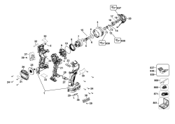 DEWALT Ersatzteile SCHLAGSCHRAUBER DCF850P2T Typ: 1 QW