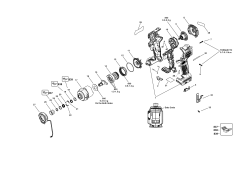 DEWALT Ersatzteile SCHLAGSCHRAUBER DCF860B Typ: 1 QUCA