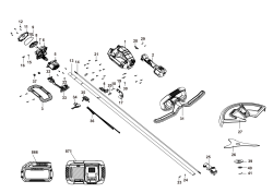 DEWALT Ersatzteile BÜRSTENSCHNEIDER DCBC580X2 Typ: 1 QU