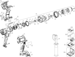 DEWALT Ersatzteile DCD990M2 Typ: 1 QU