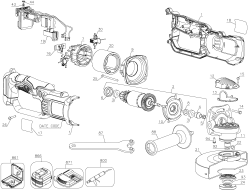 DEWALT Ersatzteile DCG422M2-WXE Typ: 1 QU