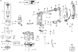 DEWALT Ersatzteile DREHHAMMER D25723K Typ: 1 QU