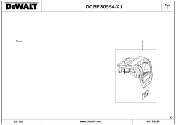 DEWALT Ersatzteile AKKU 55.4V - 10AH - 554WH DCBPS0554 Typ: 1 XJ