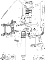 DEWALT Ersatzteile DCGG570B Typ: 1 QU