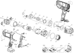 DEWALT Ersatzteile DCF889HKN Typ: 2 XJ