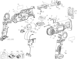 DEWALT Ersatzteile DCS310B Typ: 2 QU