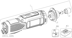 DEWALT Ersatzteile DCF682G1 Typ: 1 QW