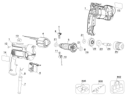 DEWALT Ersatzteile DWD110K Typ: 10 QU