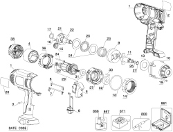 DEWALT Ersatzteile DW059HB Typ: 2 QU