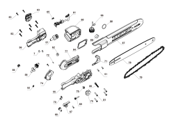 DEWALT Ersatzteile KETTENSÄGE DCPS675Z1 Typ: 1 QU