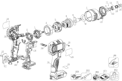 DEWALT Ersatzteile SCHLAGSCHRAUBER DCF885B Typ: 4 QU