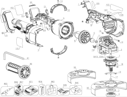 DEWALT Ersatzteile DCG414B Typ: 1 QU