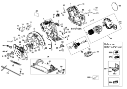 DEWALT Ersatzteile AKKU HANDKREISSÄGE DCS570N Typ: 2 XJ