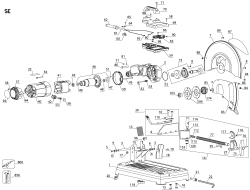 DEWALT Ersatzteile SCHROTSÄGE D28715 Typ: 3 QU