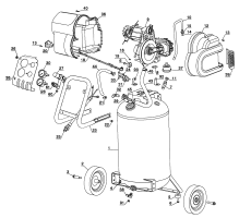 DEWALT Ersatzteile KOMPRESSOR D55168 Typ: 8 QU