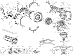 DEWALT Ersatzteile DCG414B Typ: 2 QU