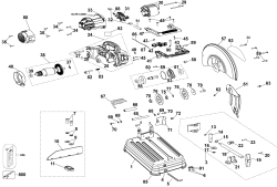 DEWALT Ersatzteile SCHROTSÄGE D28730 Typ: 1 QU