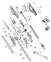 DEWALT Ersatzteile DCPH820B Typ: 1 QU