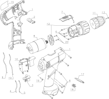 DEWALT Ersatzteile BSA34KA Typ: 1 QW