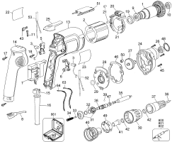 DEWALT Ersatzteile SCHRAUBENDREHER DW274K Typ: A1 QS