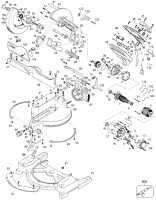 DEWALT Ersatzteile GEHRUNGSSÄGE DW705 Typ: 1 QS