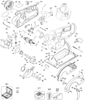 DEWALT Ersatzteile AKKU HANDKREISSAGE DW935K Typ: 1 QW