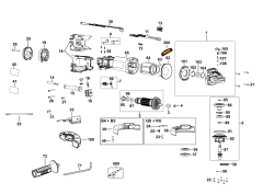 DEWALT Ersatzteile KLEINER WINKELSCHLEIFER DWE4227 Typ: 5 QS