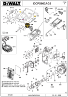 DEWALT Ersatzteile STAMPFER DCPS660AG2 Typ: 1 QUCA