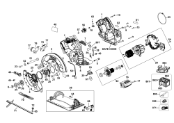 DEWALT Ersatzteile AKKU HANDKREISSÄGE DCS570 Typ: 2 QW