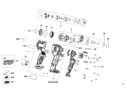 DEWALT Ersatzteile SCHLAGSCHRAUBENSCHL. DCF902C2 Typ: 1 QW