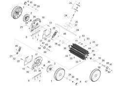 KÄRCHER Professional Ersatzteile Kehrmaschinen KM 70/20 C mit 2.SB Antrieb 1.517-107.0