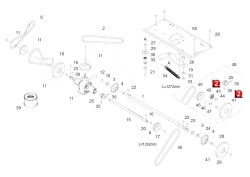 KÄRCHER Professional Ersatzteile Kehrmaschinen KM 75/40 Bp Pack Jubilee Antrieb komplett 1.049-208.0