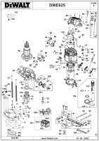 DEWALT Ersatzteile HOHLFRÄSER DWE625 Typ: 2 QS
