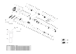 DEWALT Ersatzteile KETTENSÄGE DCMCST632X1 Typ: 1 QW