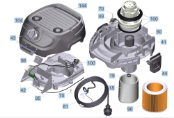 Cub Cadet Ersatzteile Gartentraktoren HDS 3186 14A-668-603  (1999) Hydrostat