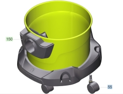 KÄRCHER Ersatzteile Nasstrockensauger WD 2 Plus V-12/4/18/C (YYY) *EU 1.628-009.0 WD 2 Plus V-12/4/18/C (YYY) *EU