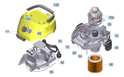KÄRCHER Ersatzteile Nasstrockensauger WD 3 S V-19/6/20 Car (YSY) *EU 1.628-151.0 WD 3 S V-19/6/20 Car (YSY) *EU