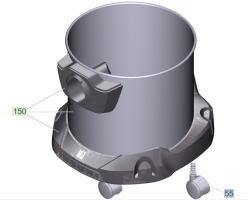 KÄRCHER Ersatzteile Nasstrockensauger WD 3 P S V-17/4/20 (YSY) *EU-III 1.628-191.0 WD 3 P S V-17/4/20 (YSY) *EU-III