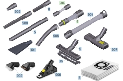 KÄRCHER Ersatzteile Nasstrockensauger WD 3 P V-19/4/20 (YYY) *EU 1.628-177.0 WD 3 P V-19/4/20 (YYY)  *EU