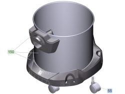 KÄRCHER Ersatzteile Nasstrockensauger WD 3 S V-17/4/20 (YSY) *EU 1.628-135.0 WD 3 S V-17/4/20 (YSY) *EU